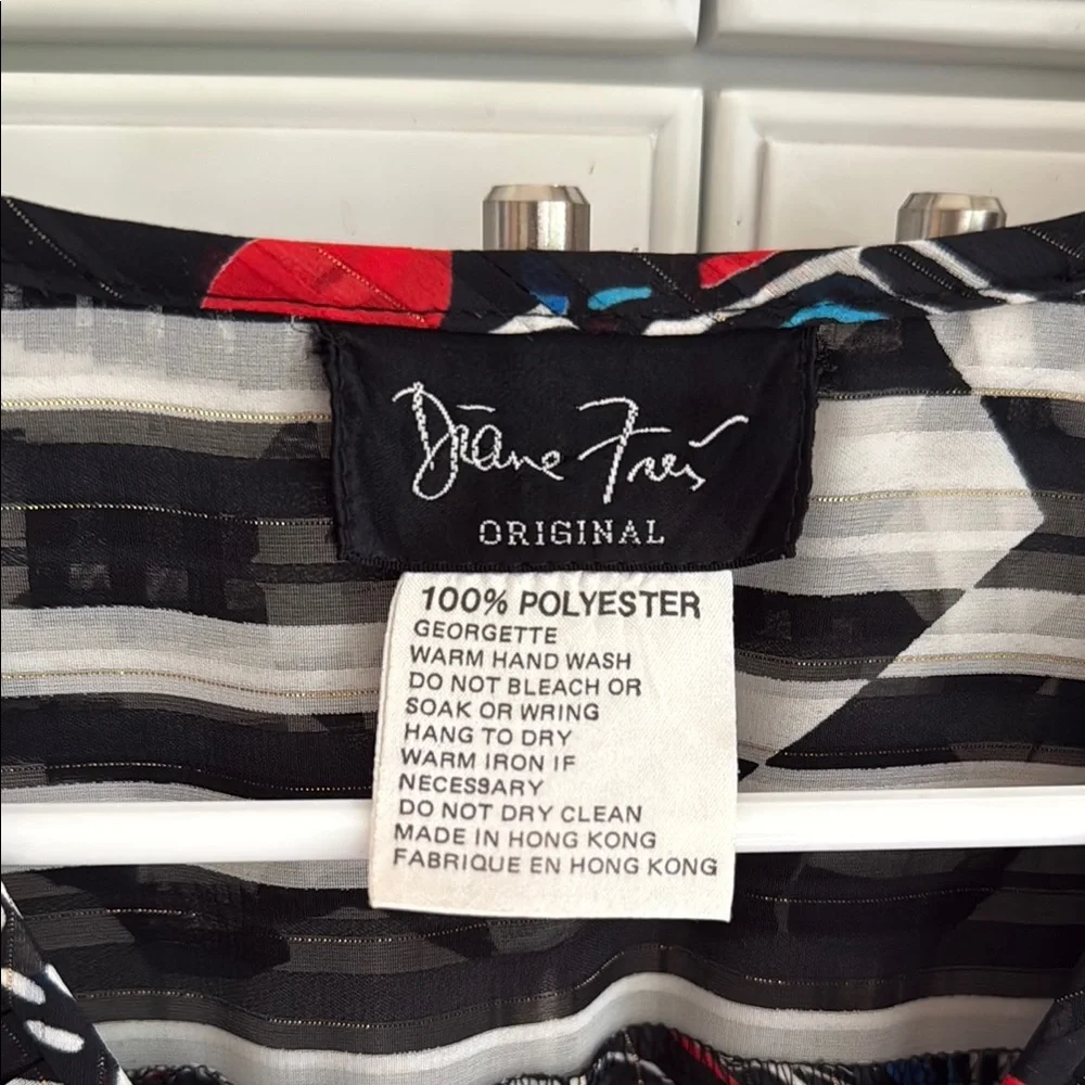 Diane Freis Black Floral Dress - Picture 3 of 8